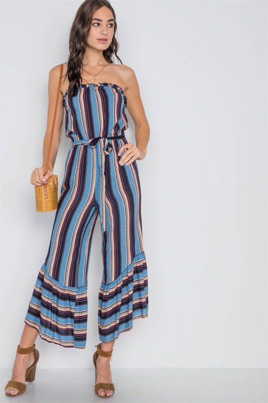 Amalfi™ | Blue Stripe Jumpsuit