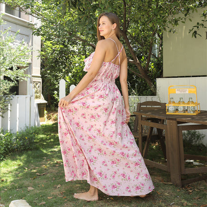 The Maldives™ | Pink Floral Maxi Dress