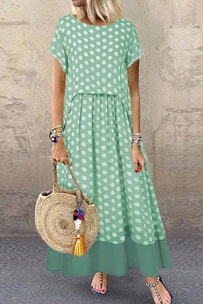 Cali™ | Casual Over-Sized Polka Dress