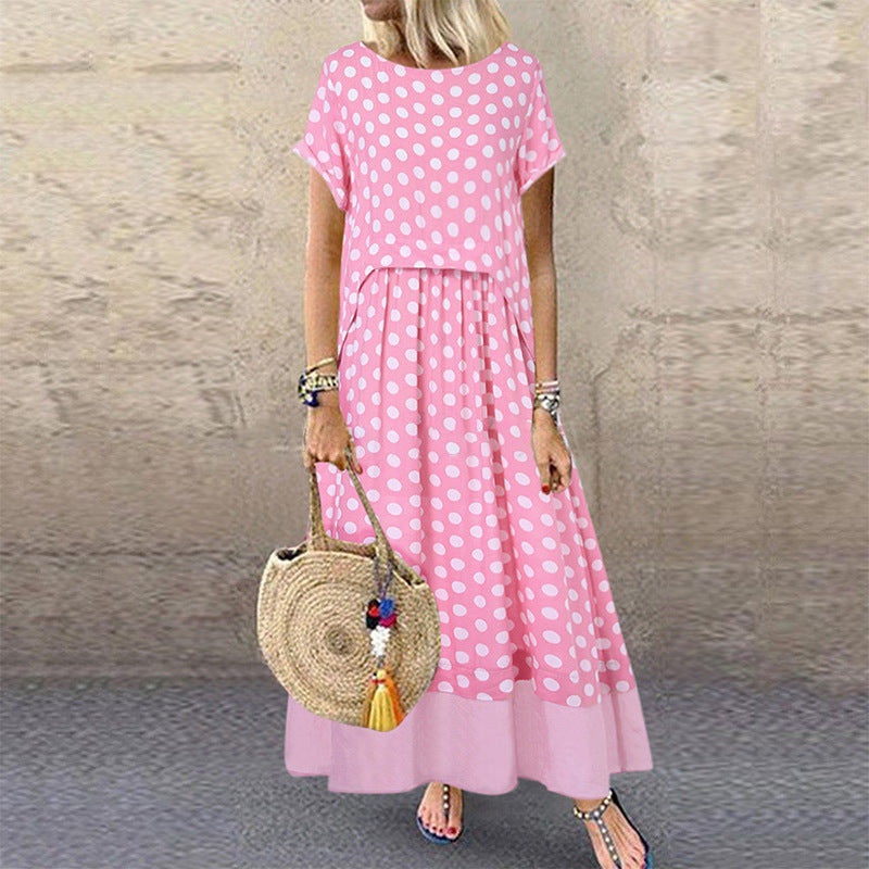 Cali™ | Casual Over-Sized Polka Dress