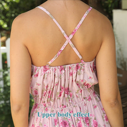 The Maldives™ | Pink Floral Maxi Dress
