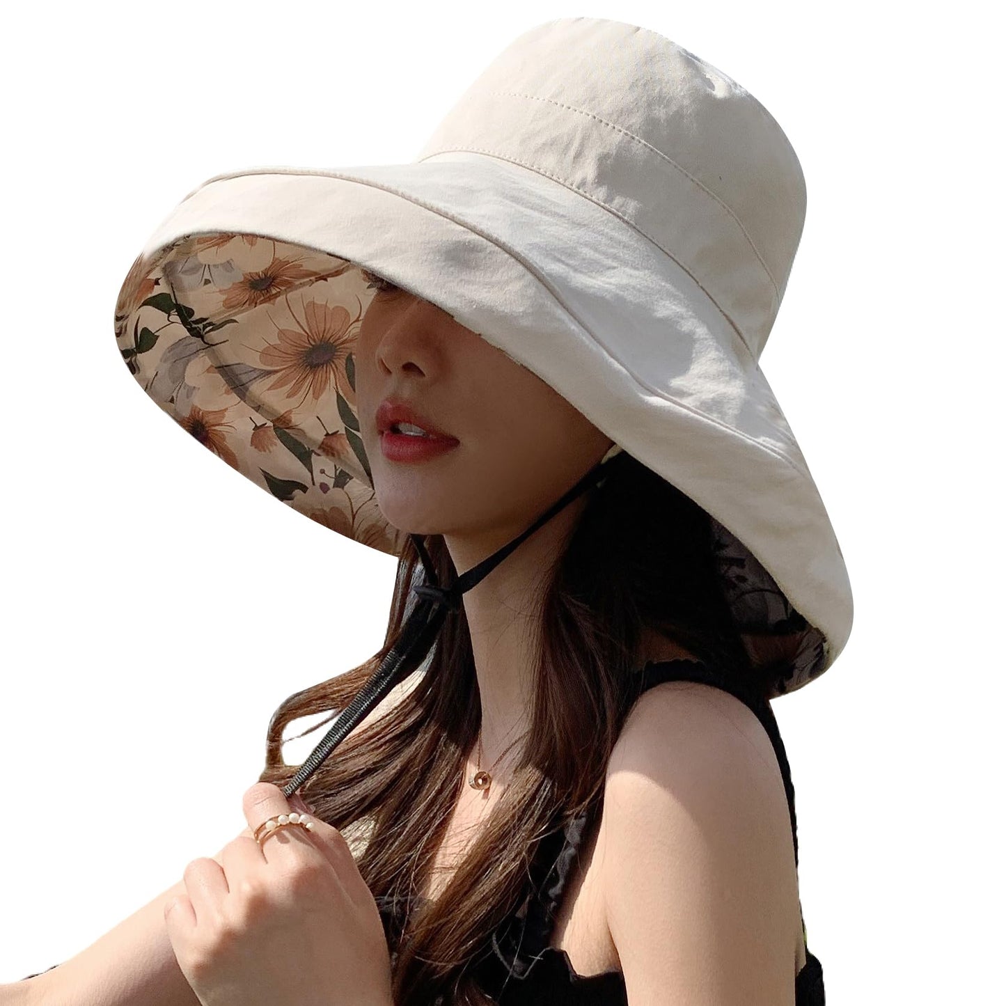 The Riviera™ | Tropical Wide-Brim Hat