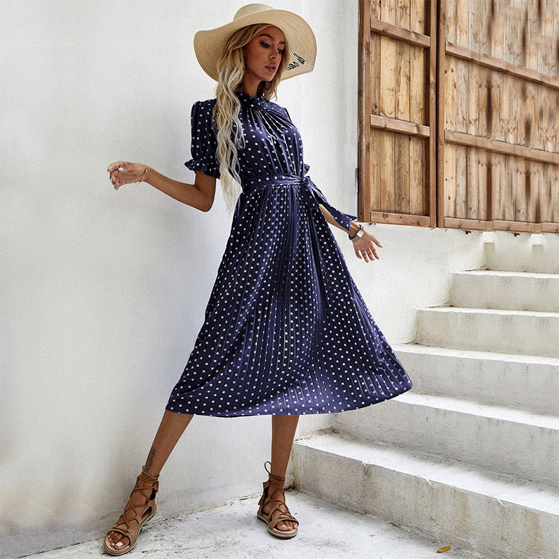 Monique™ | Monochrome Floral Midi Dress