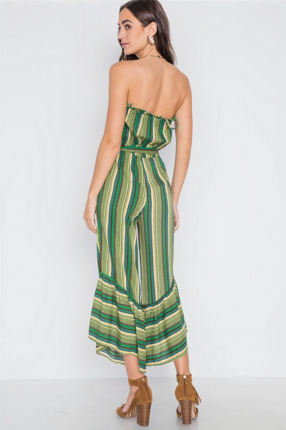 Amalfi™ | Green Stripe Jumpsuit