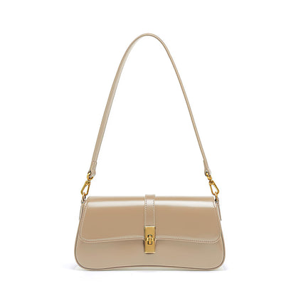 Eleanor™ | Glossy Baguette Shoulder Bag
