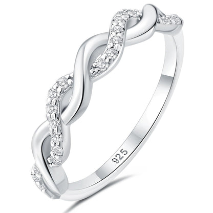 Ariadne™ | Sterling Silver Infinity Band