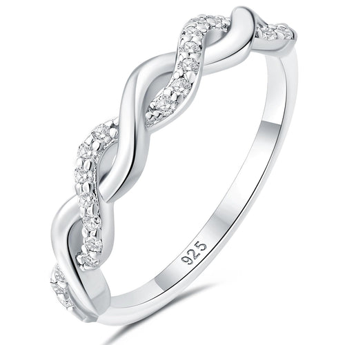 Ariadne™ | Sterling Silver Infinity Band