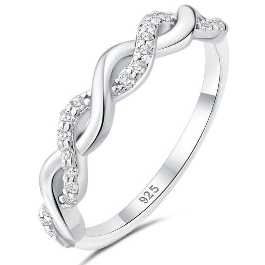Ariadne™ | Sterling Silver Infinity Band