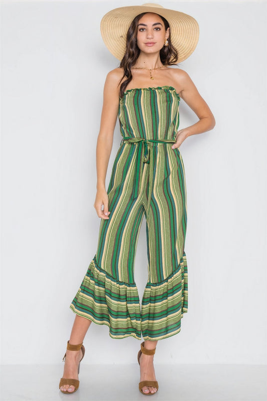 Amalfi™ | Green Stripe Jumpsuit