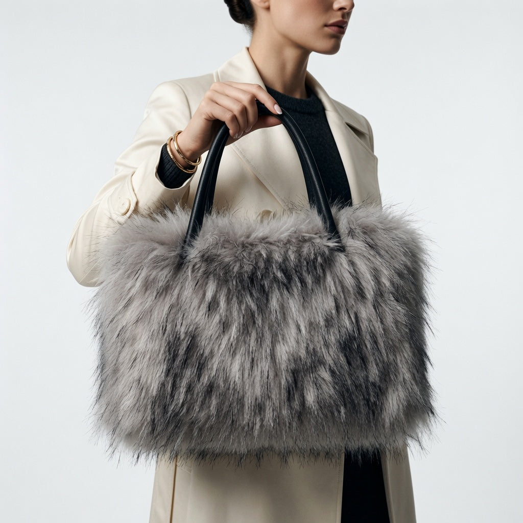 Victoria™ | Croc-Embossed Chain Handbag