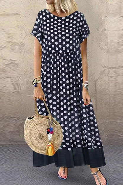 Cali™ | Casual Over-Sized Polka Dress
