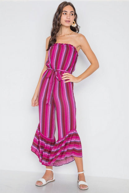 Amalfi™ | Pink Stripe Jumpsuit