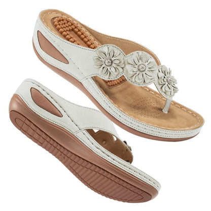 Serene™ | Orthopedic Floral Wedge Sandals