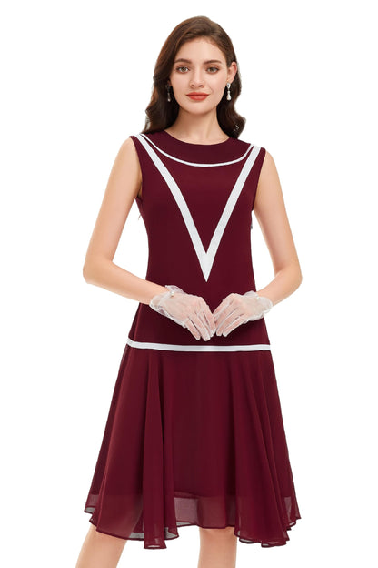 Merlot™ | Elegant Flare Dress