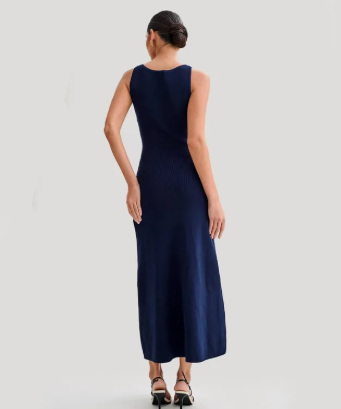 The Saint-Tropez™ | Button-Down Knit Dress