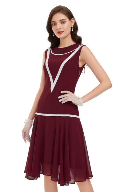 Merlot™ | Elegant Flare Dress
