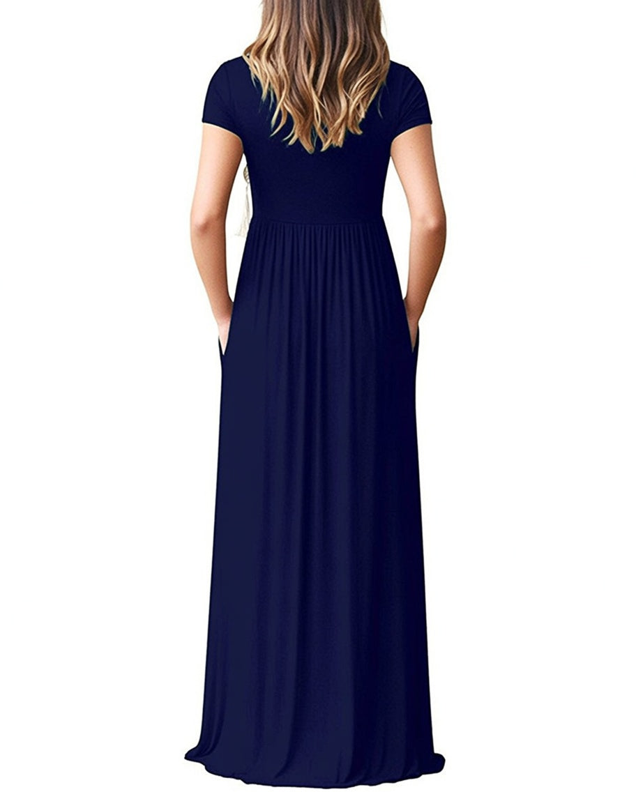 Isla™ | Marble Print Halter Dress