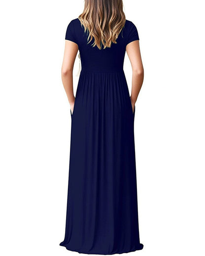 Isla™ | Marble Print Halter Dress